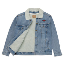 Load image into Gallery viewer, Racer Swag denim sherpa jacket